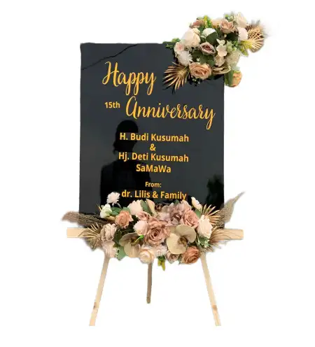 Papan Bunga Akrilik Tempelrejo